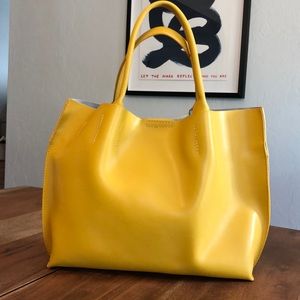 COLAB leather tote